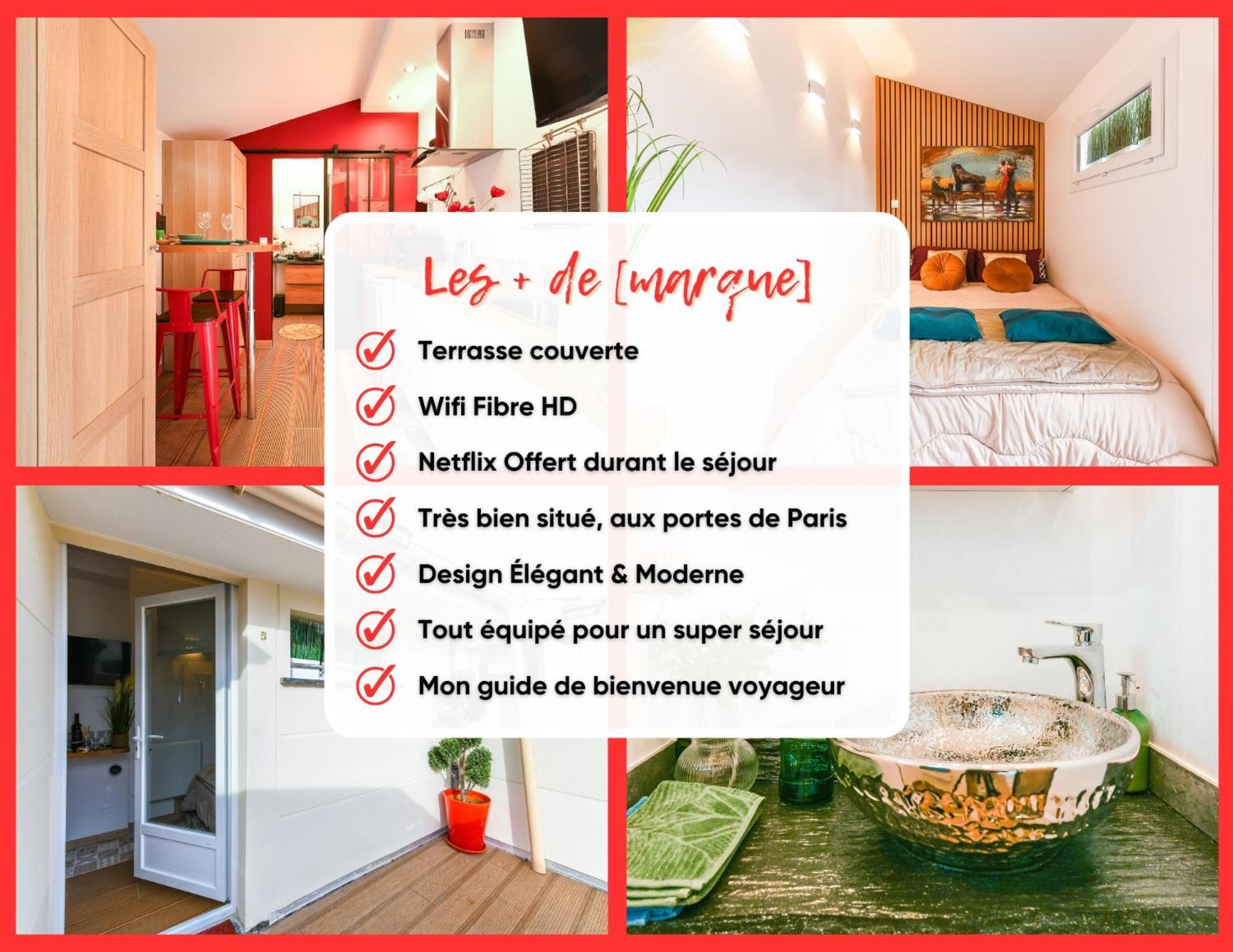 Paris-Zenith-Bienvenue-Terrasse-Netflix Apartman Pantin Kültér fotó